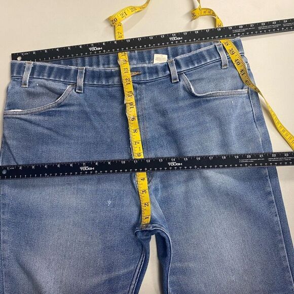 LEVI STRAUSS VINTAGE Men’s High Rise Jeans Blue Size 42/30Hand Measures Smaller - Picture 6 of 10